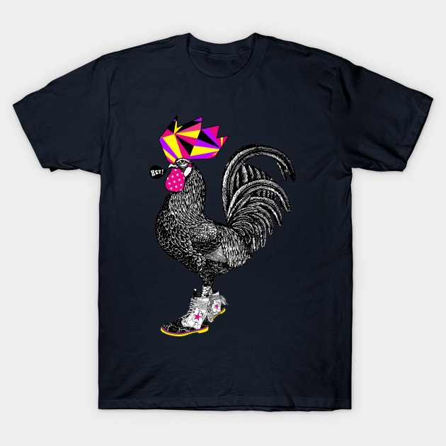 El gallo con botas T-Shirt by annaomline